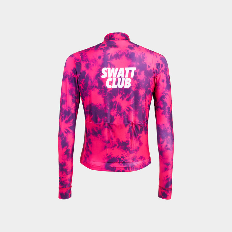 Thermal Jersey Red Tie Dye