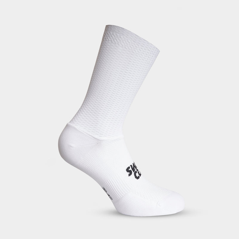 White Mesh Aero Socks